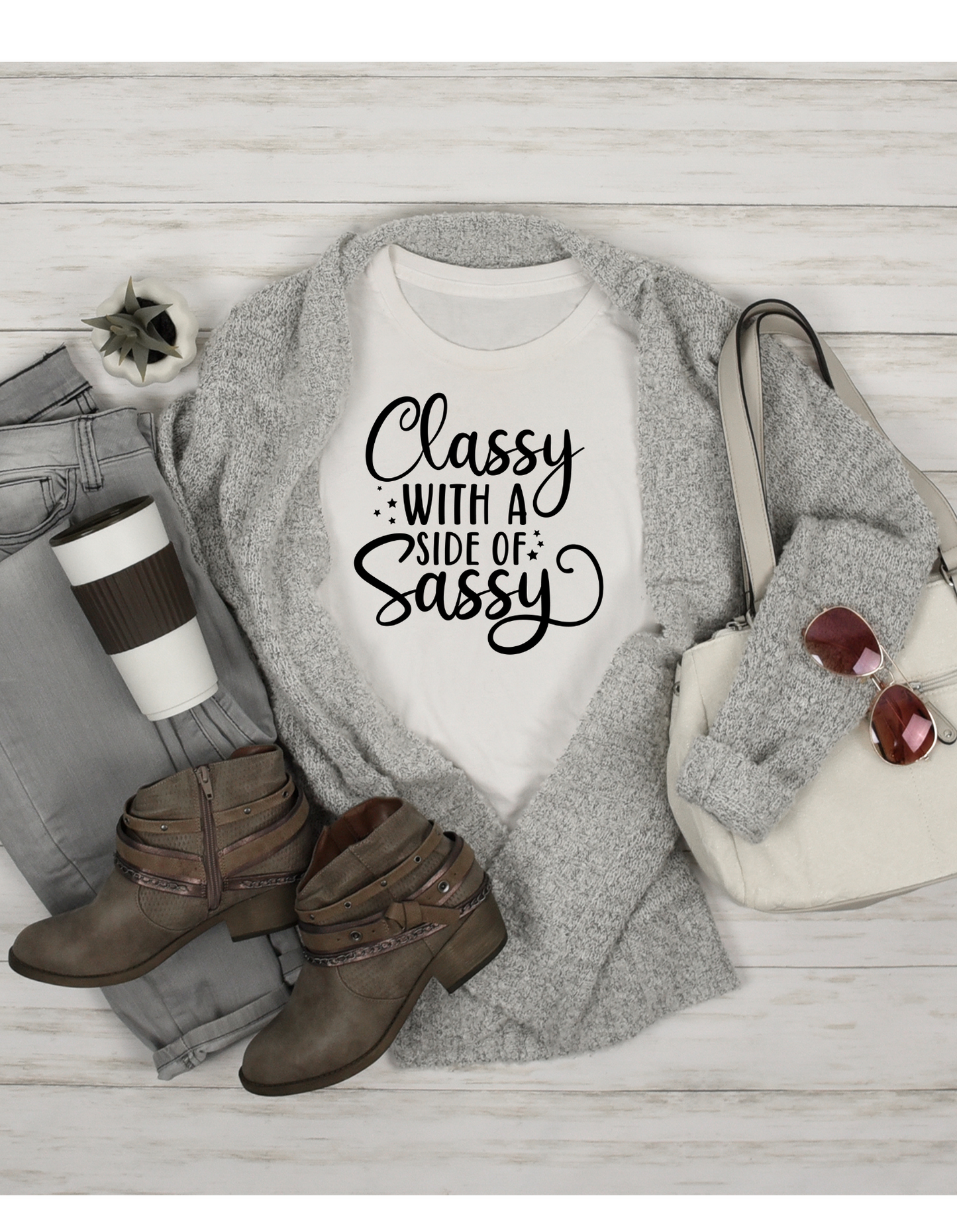 T-Shirt (CLASSY with SIDE of SASSY)