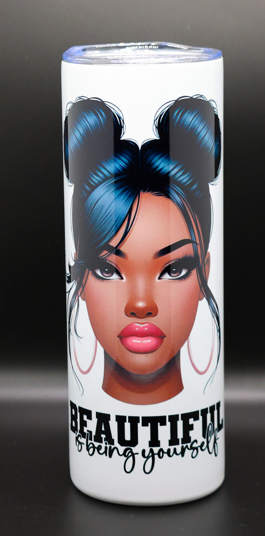 Black Girl (Beautiful is Being Yourself) Tumbler
