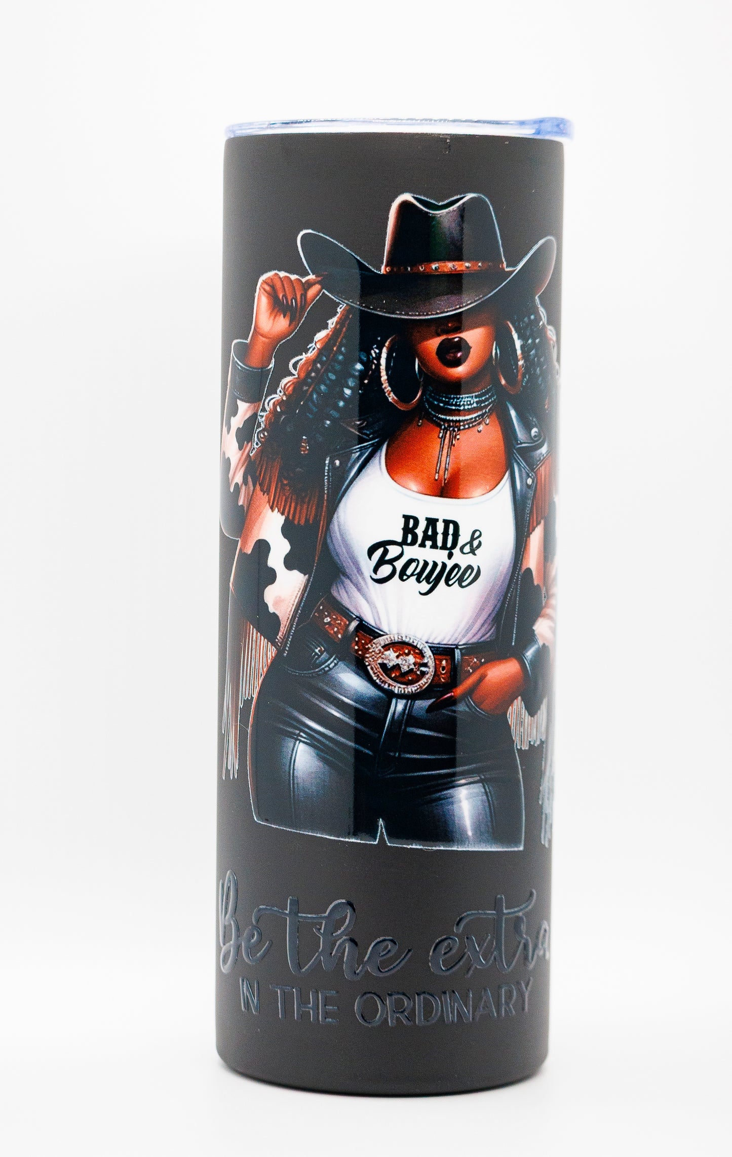 Bad & Boujee Black Tumbler