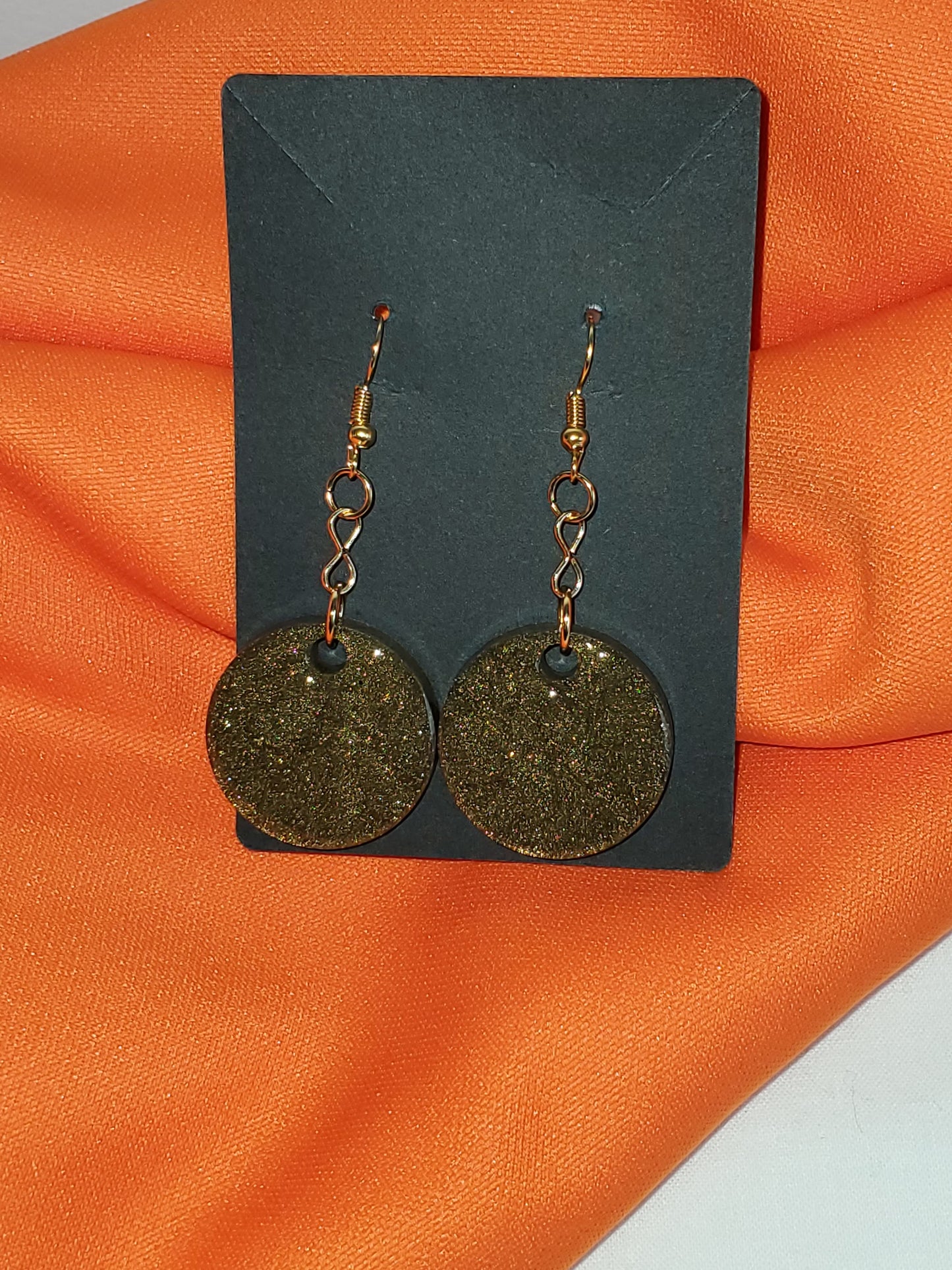Olive Green Earrings (Various Shapes)